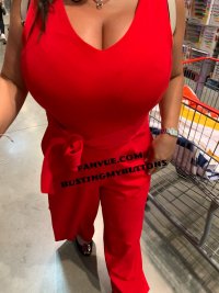 Kimber the Kindergarten Teacher AKA Bustingmybuttons on Reddit - shopping at Costco in red cle...jpg